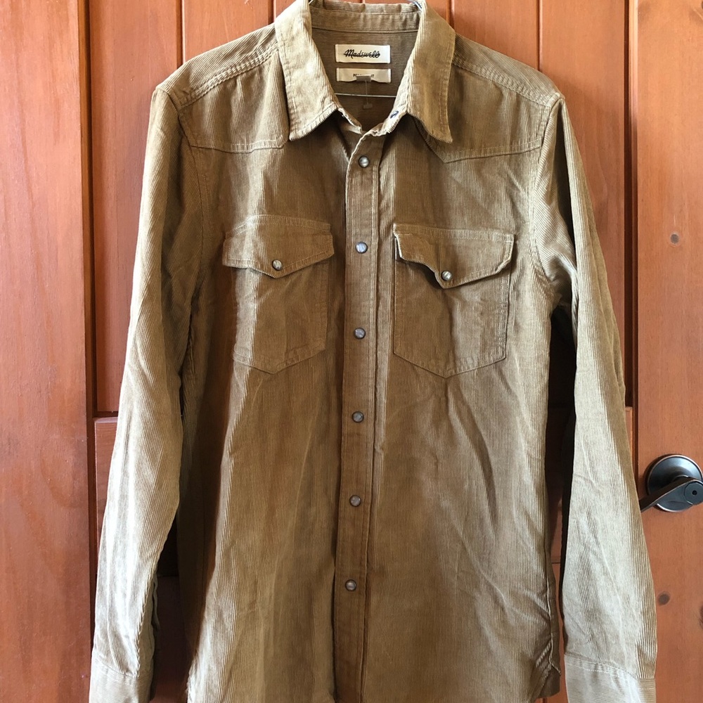 Madewell corduroy shirt